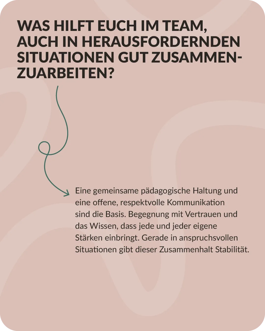 Angelique Schumacher Frage herausfordernde Situation